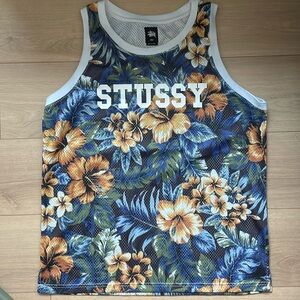 Mesh Floral Men’s Stussy Tank Top